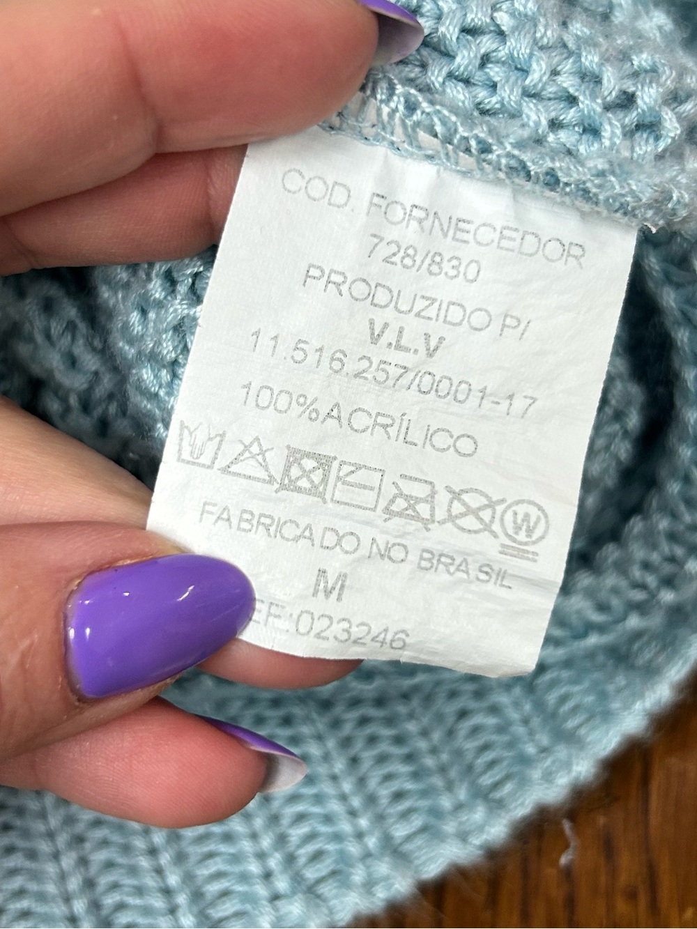 Lofty Style Light Blue Open Knit Sweater Vest Medium, Cottage Soft Sweater Vest - Picture 7 of 11